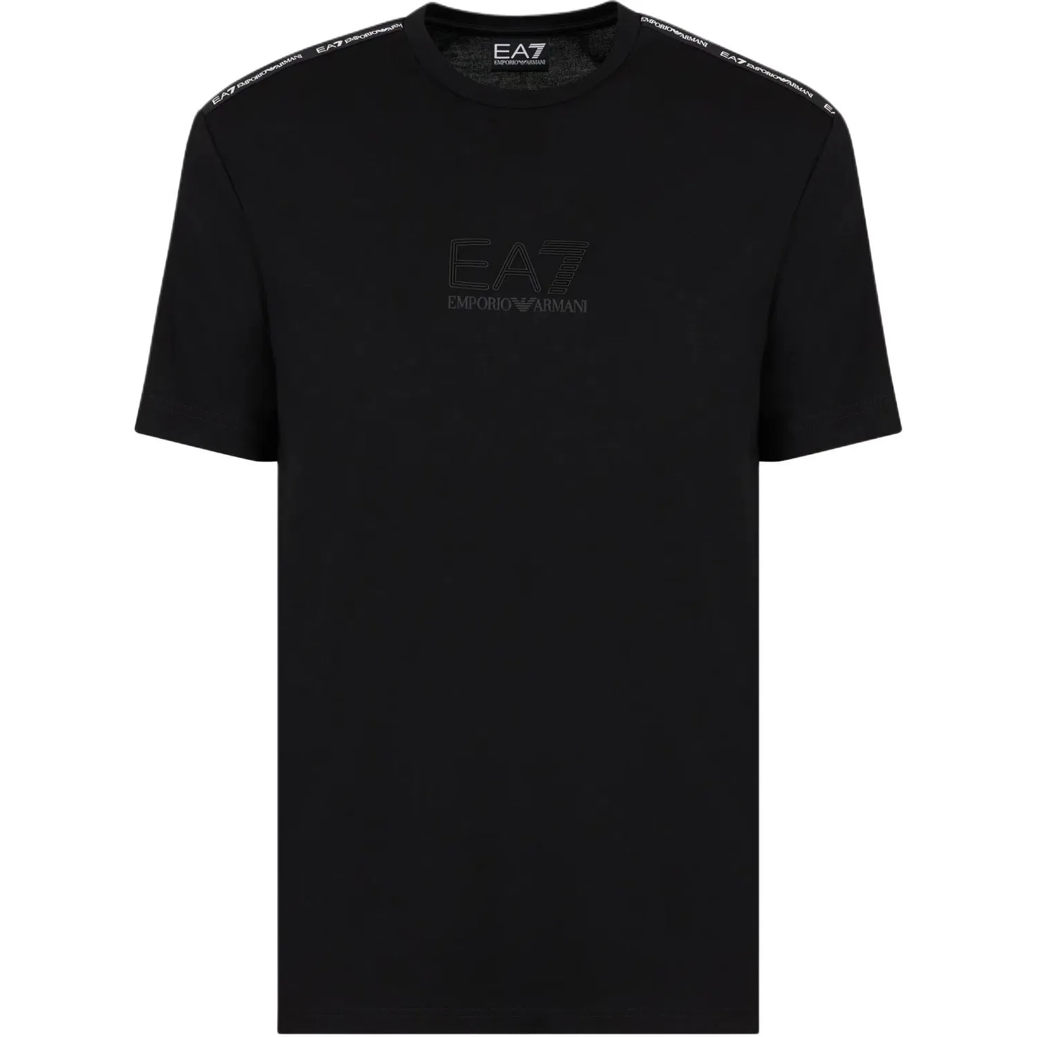 Мужская футболка с принтом EMPORIO ARMANI, Black