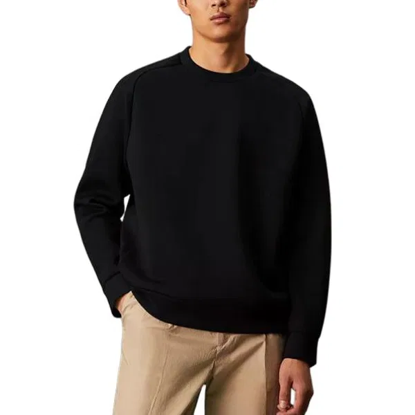 Мужской свитшот с круглым вырезом Calvin Klein, Asphalt Gray — фото 3