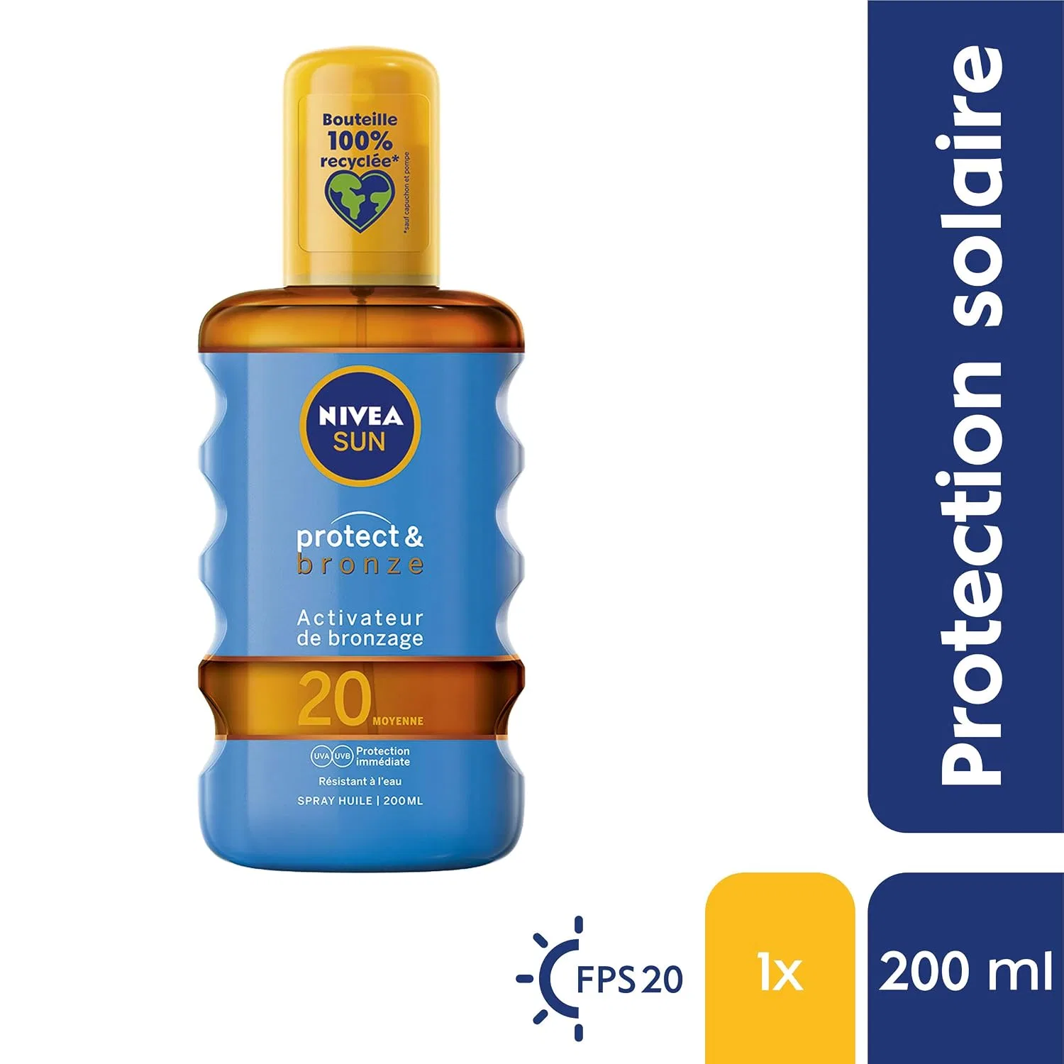 Солнцезащитный спрей SPF 20 NIVEA, 200 мл — фото 2