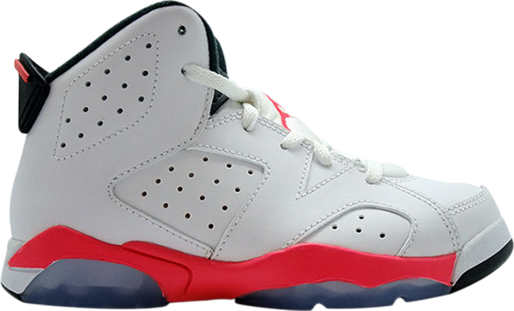 

Кроссовки Air Jordan 6 Retro BP White Infrared 2014, белый