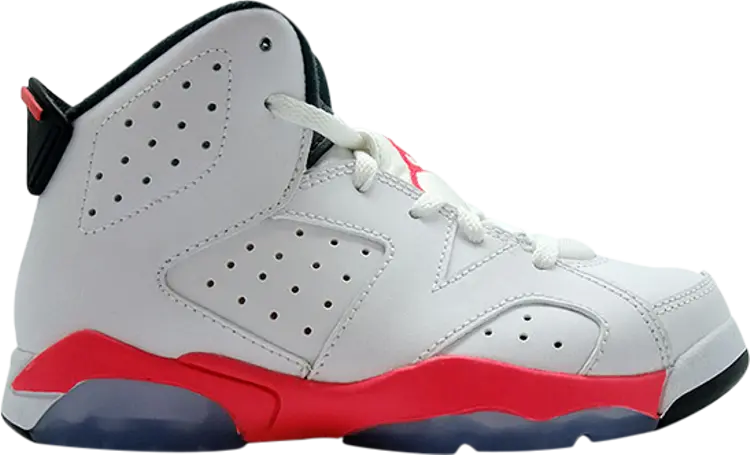 

Кроссовки Air Jordan 6 Retro BP White Infrared 2014, белый