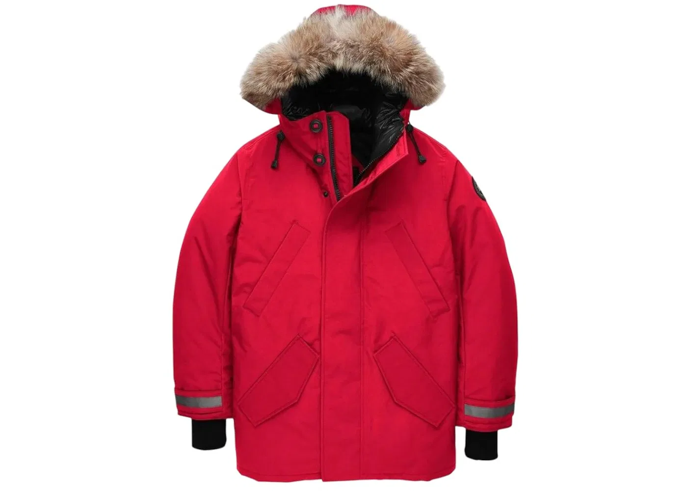 Мужская парка с меховой отделкой Canada Goose Black Label Edgewood, Red