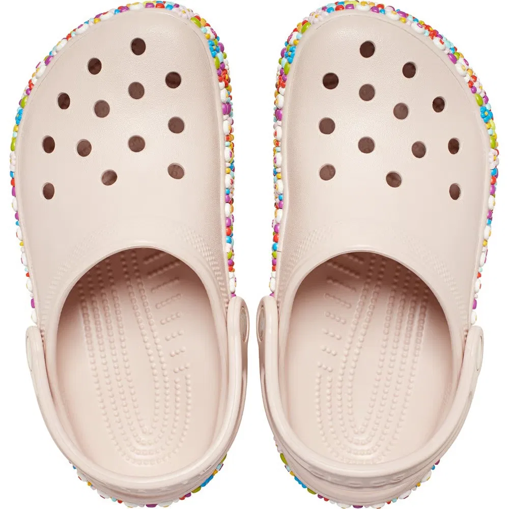 Детские классические сабо с графическим рисунком для малышей Crocs, Quartz Friendship Bracelet — фото 4
