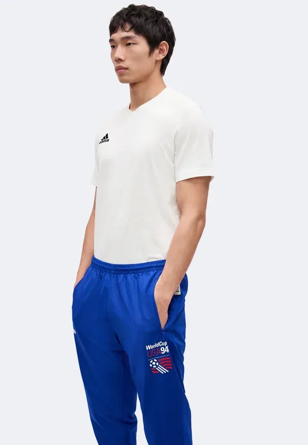Спортивные штаны с графическим принтом - брюки от спортивного костюма Adidas Performance, синий — фото 4