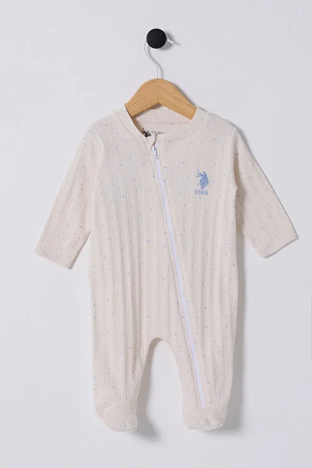 Детский комбинезон для мальчиков хлопковый U.S. Polo Assn., White