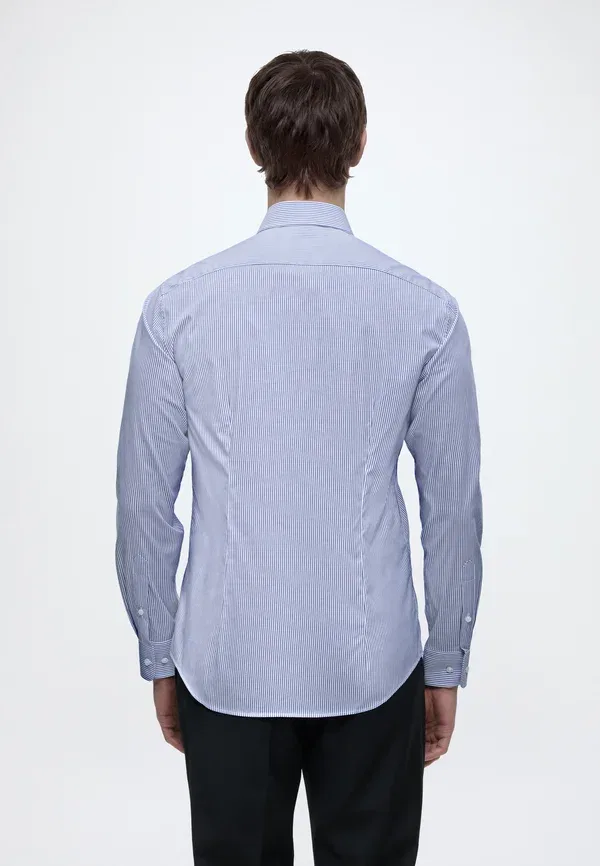 Рубашка с принтом в полоску Striped shirt Tommy Hilfiger, Regal Blue/White, белый — фото 3