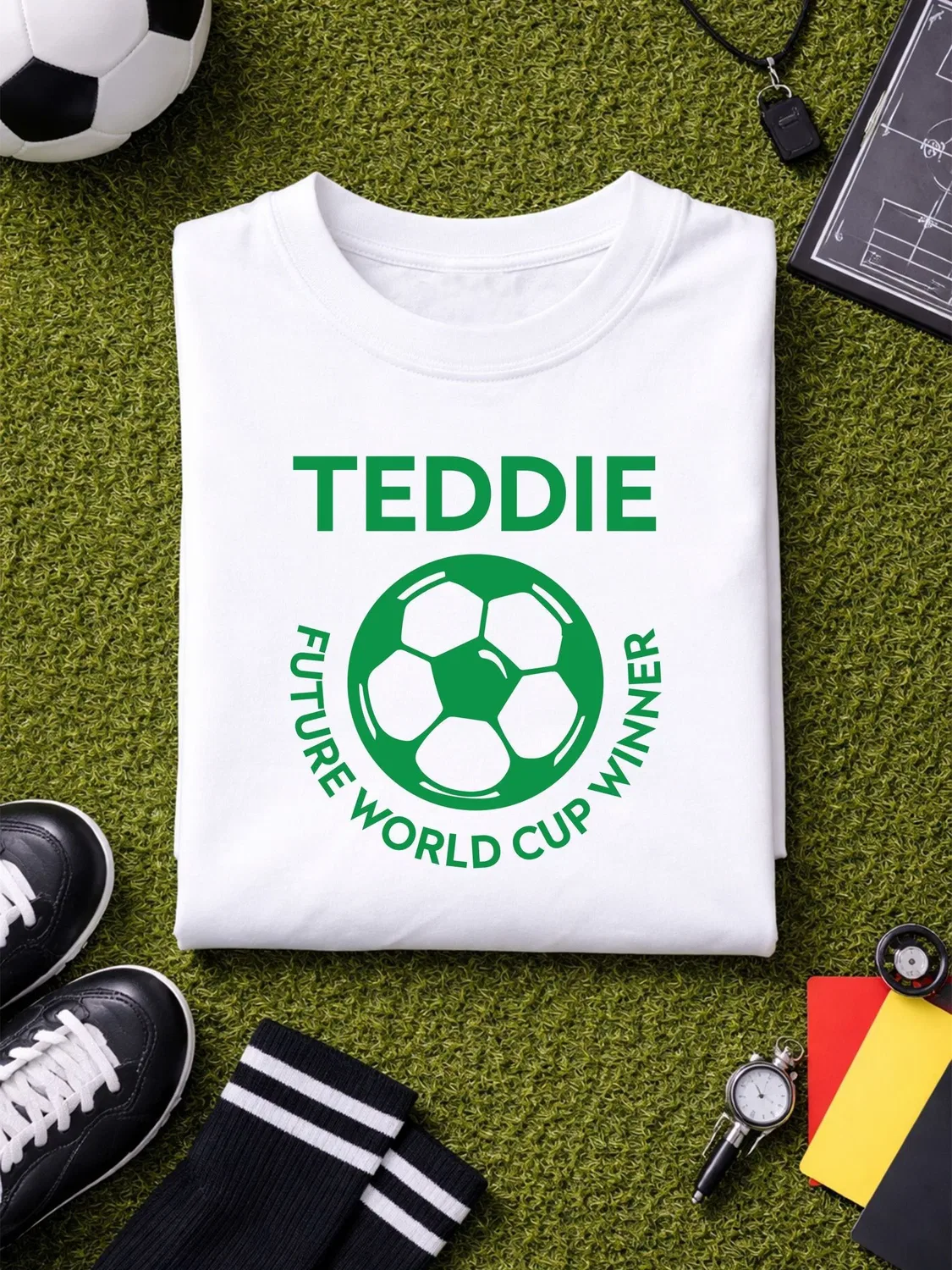 Футболка детская Personalised World Cup T-Shirt Little Years, белый — фото 3