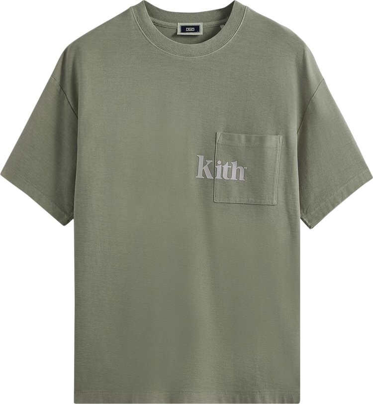 

Футболка Kith Quinn Tee 'Cavan', зеленый