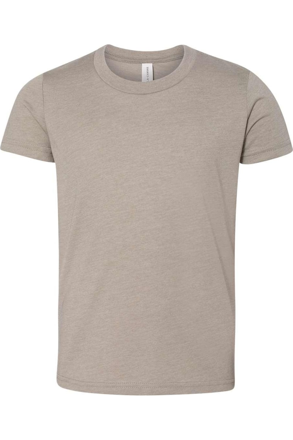 

Футболка молодежная BELLA + CANVAS CVC Jersey, цвет heather stone