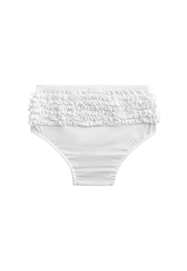 Комплект трусов 3 шт, хлопок, Knickers, Next, белое кружево — фото 2