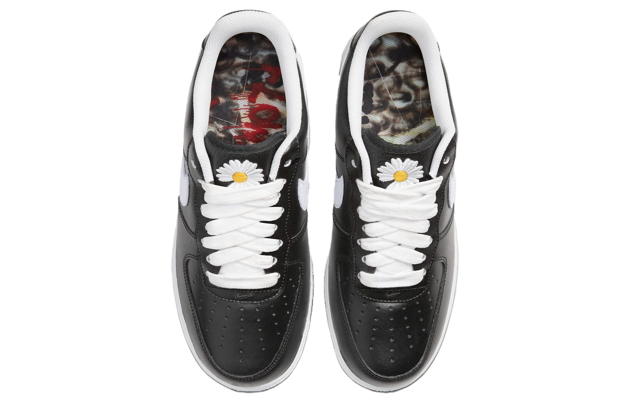 Кроссовки Nike Air Force 1 Low G-Dragon Peaceminusone, черный/белый — фото 4