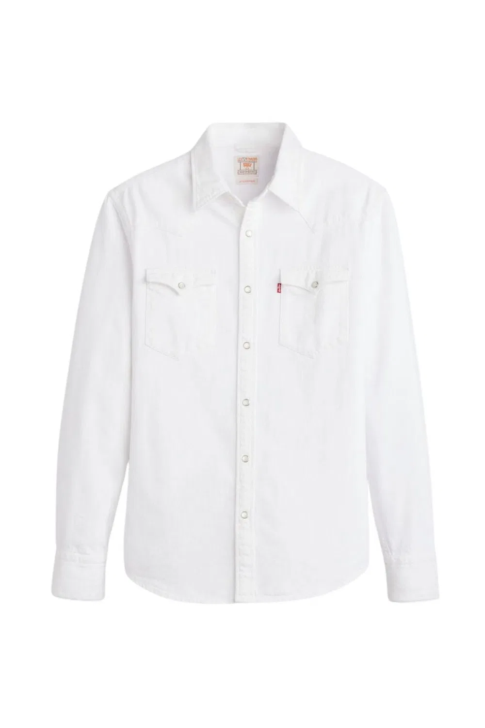 Мужская рубашка Western Barstow Levi's, Weiss Naturweiß — фото 4