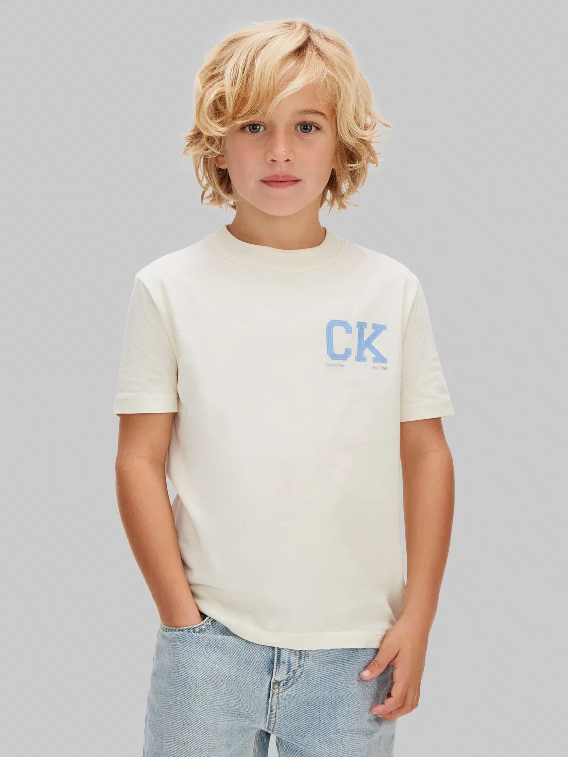 Футболка с коротким рукавом Calvin Klein, белый