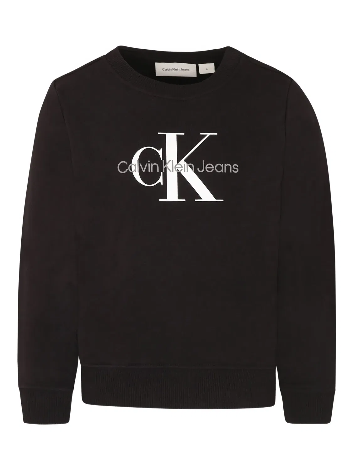 Толстовка с логотипом Calvin Klein, черный