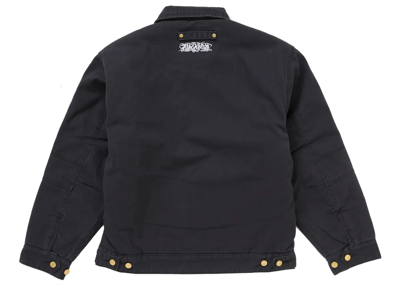 Мужская куртка с капюшоном Hooded Work Jacket Supreme, Black — фото 4