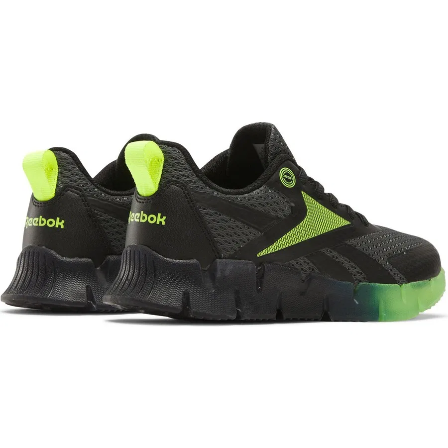 Детские кроссовки с эластичной шнуровкой Zıg N' Glow Elastic Lace Reebok, Черно-серый — фото 3