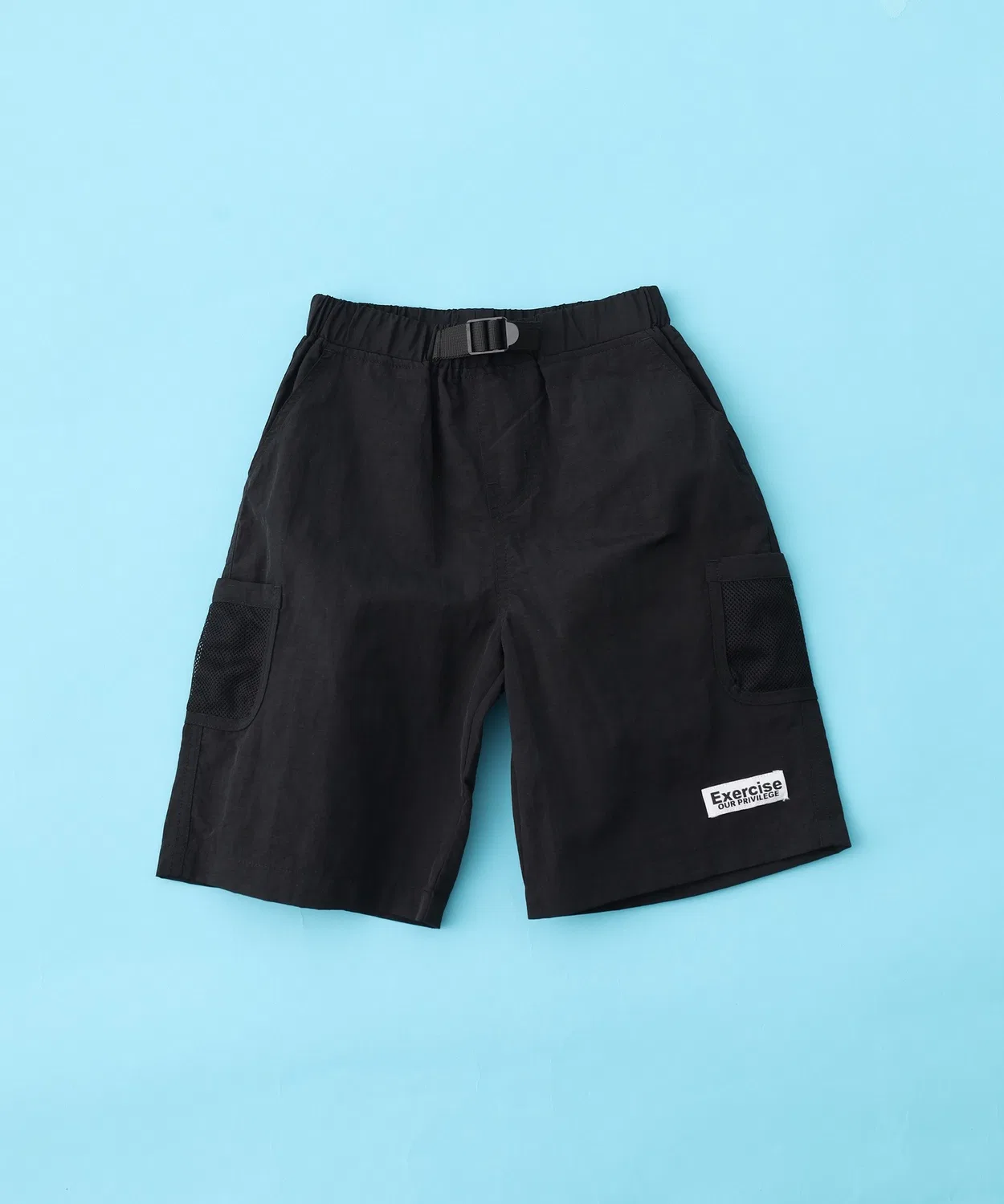 Детские шорты с боковыми сетчатыми карманами, модель Side Mesh Pocket FUNALIVE, Beige — фото 2