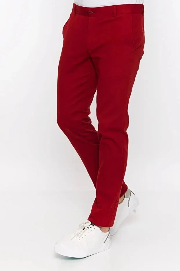 Детские брюки для девочек скинни fit Generic Brands, Red — фото 2