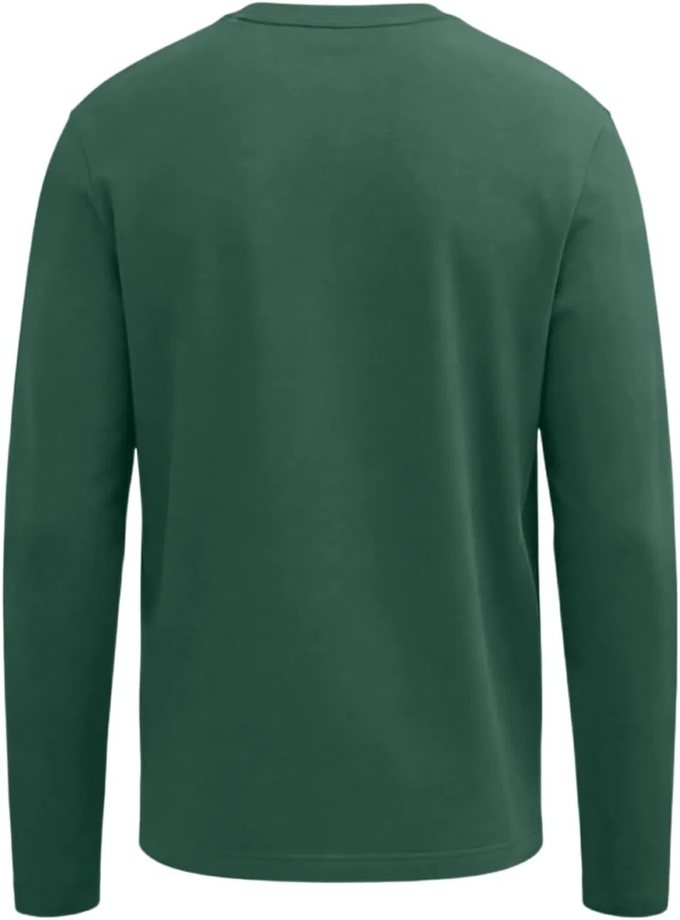 Мужская длинная футболка с круглым вырезом, Dark Green — фото 4