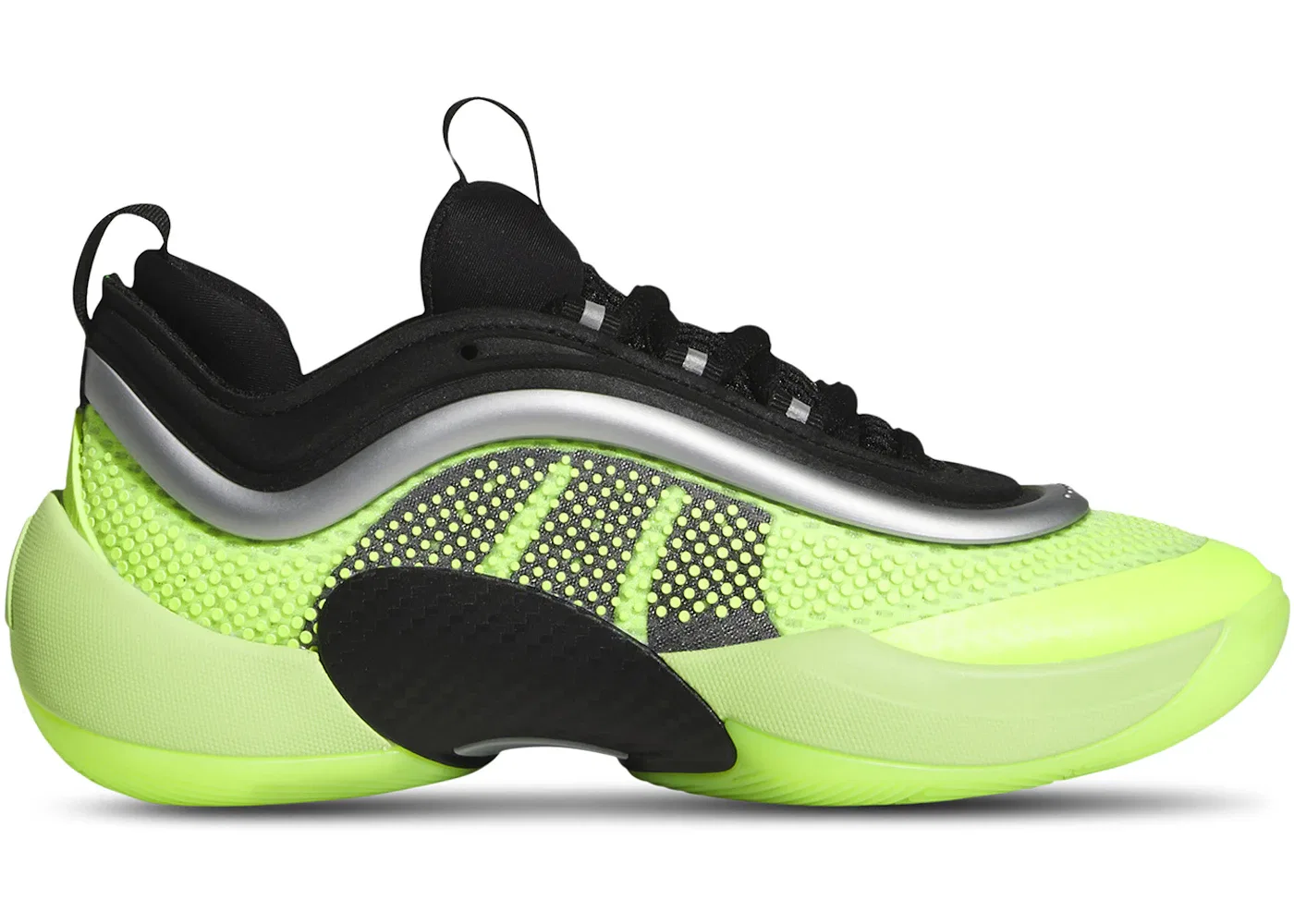 Детские кроссовки для мальчиков баскетбольные Adidas D.O.N. Issue #6, Lucid Lemon/Core Black/Silver Metallic