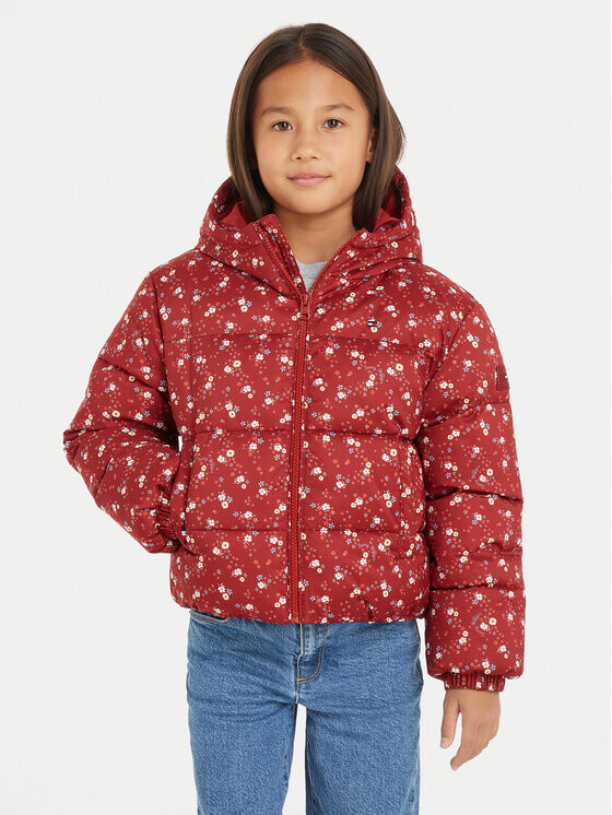 

Пуховик regular fit Tommy Hilfiger, красный