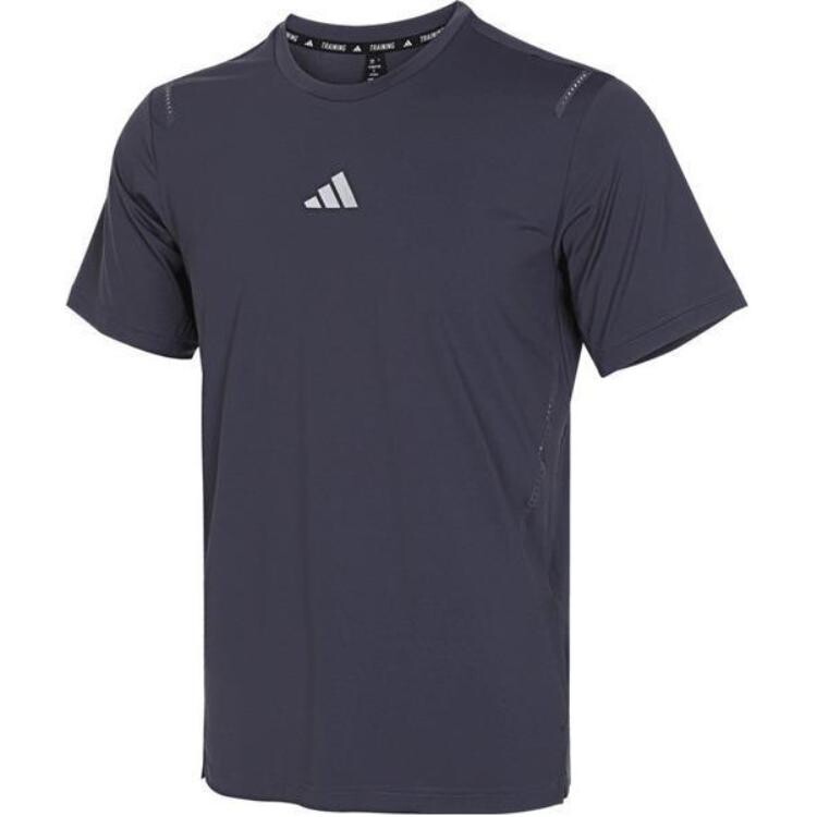 

Футболка мужская темно-синяя Adidas, темно-синий