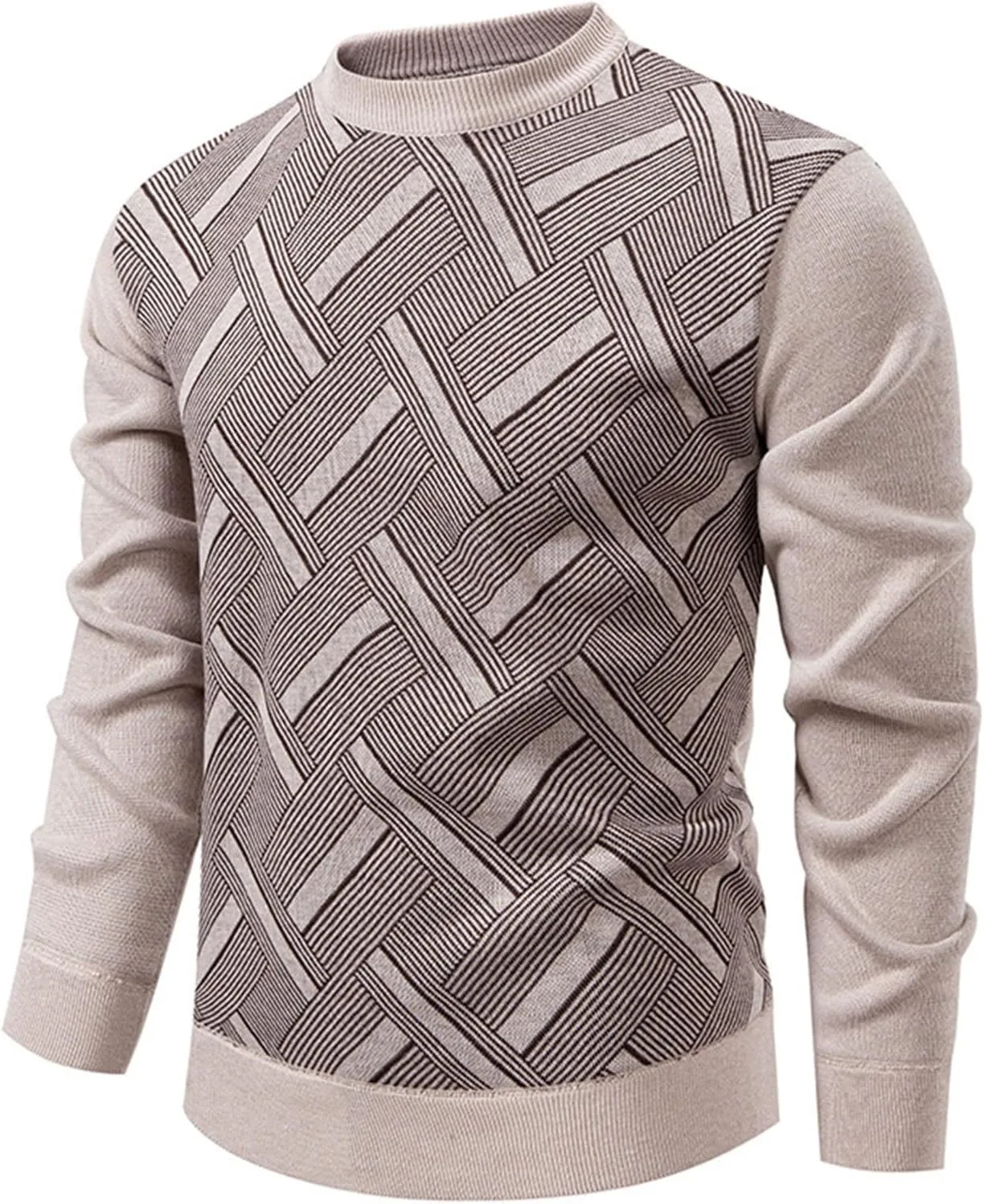 

Стильный уютный свитер для мужчин Stretch Casual Crewneck Cambkatl