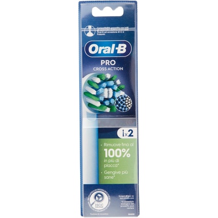 Сменные головки Pro Cross Action для электрической зубной щетки с аккумулятором Oral-B — фото 2