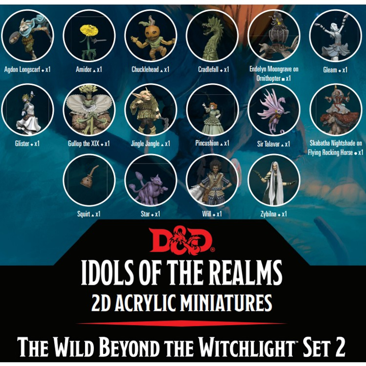 

Миниатюра Dungeons & Dragons 2D Miniatures: Idols of the Realms - The Wild Beyond The Witchlight - Set 2