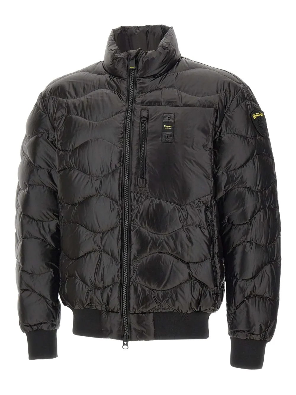 

Стеганый бомбер Blauer, черный