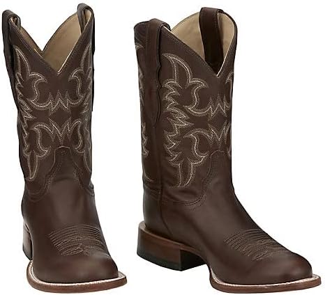 

Ботинки Justin Mens Wayne с закругленным носком, шоколадный