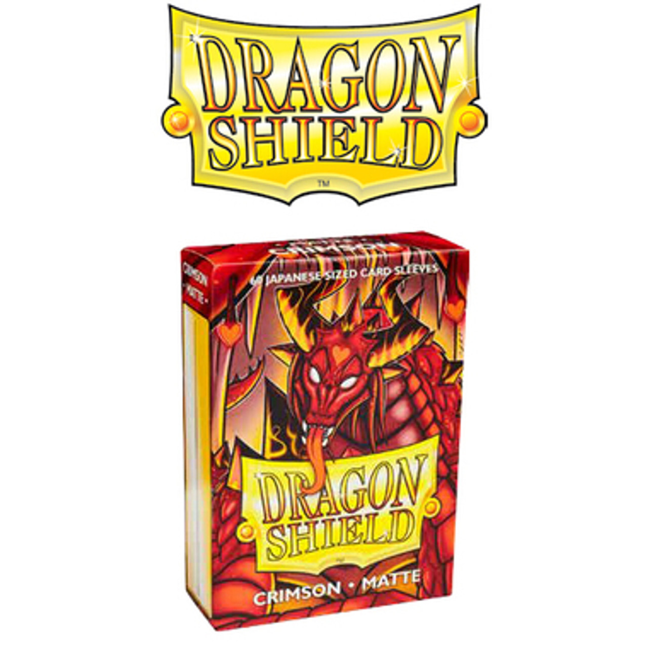 

Аксессуары Dragon Shield Matte Crimson Japanese Sized Card Sleeves (60ct)