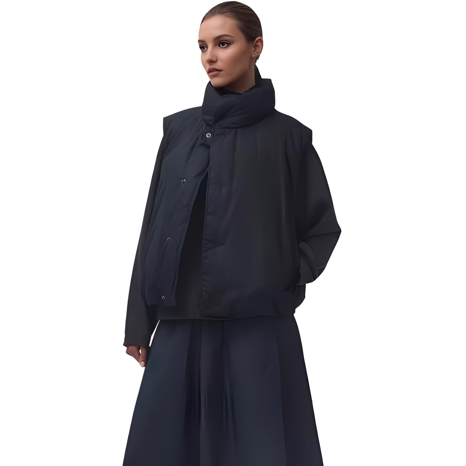

UNIQLO Женский черный жилет, Black