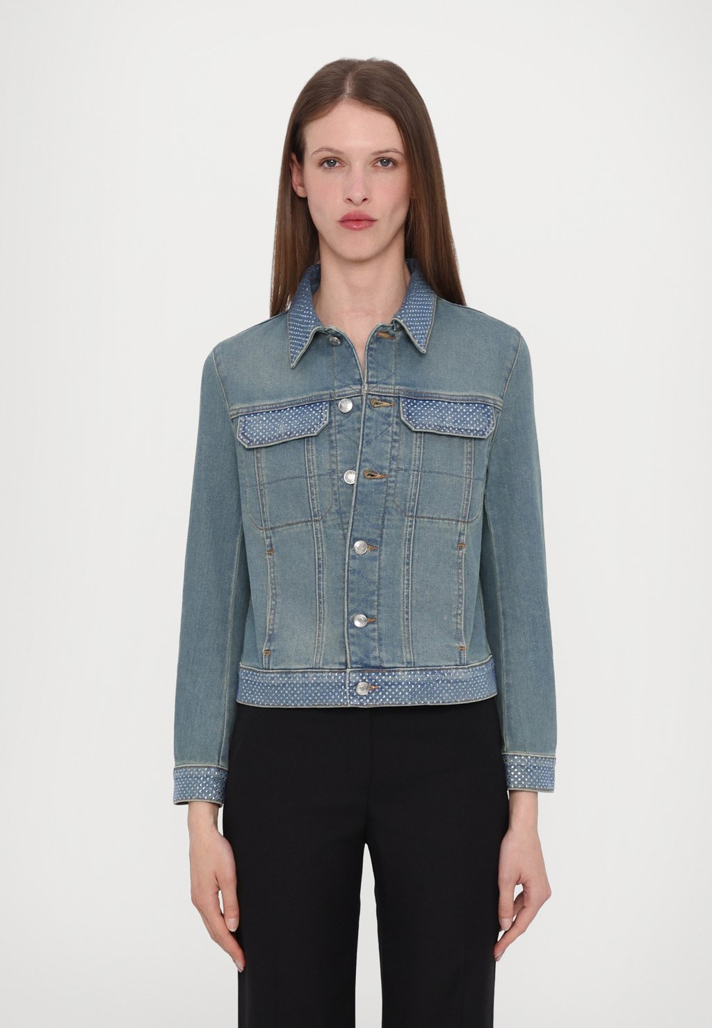 

Джинсовая куртка KIOKY STRASS Zadig & Voltaire, светло-голубой