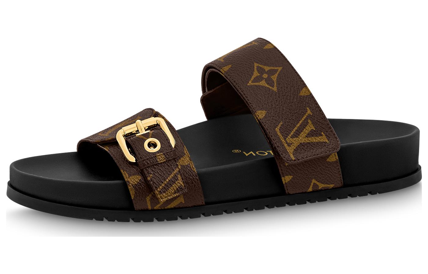 Сандалии Bom Dia Flat Mules Women's LOUIS VUITTON, Original Shoe Box Included