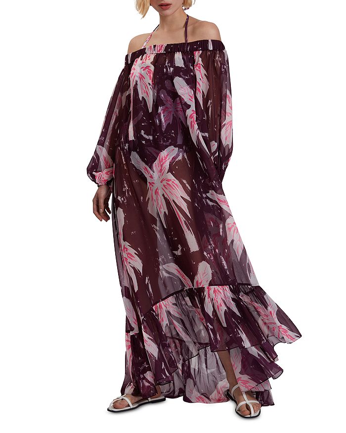 

Монтая Бардо Макси Накидка Ted Baker, красный