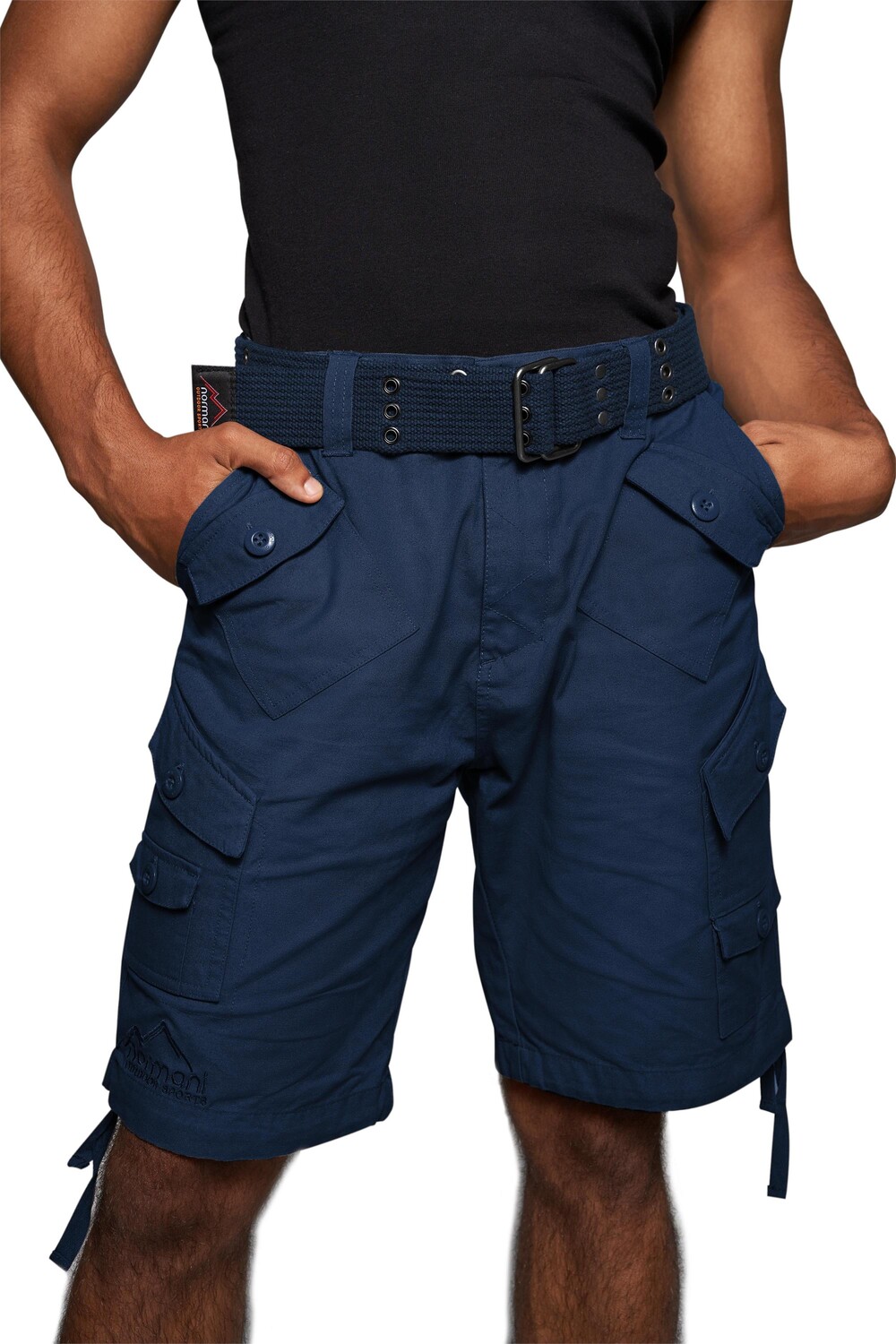 

Шорты Normani Outdoor Sports Sommer „Sonora“ mit Gürtel „Wadi“, темно-синий