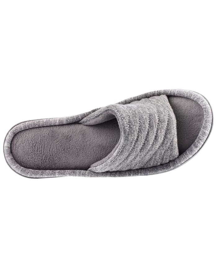 Женские шлепанцы Isotoner Space Knit Andrea, только онлайн Isotoner Signature, серый — фото 3