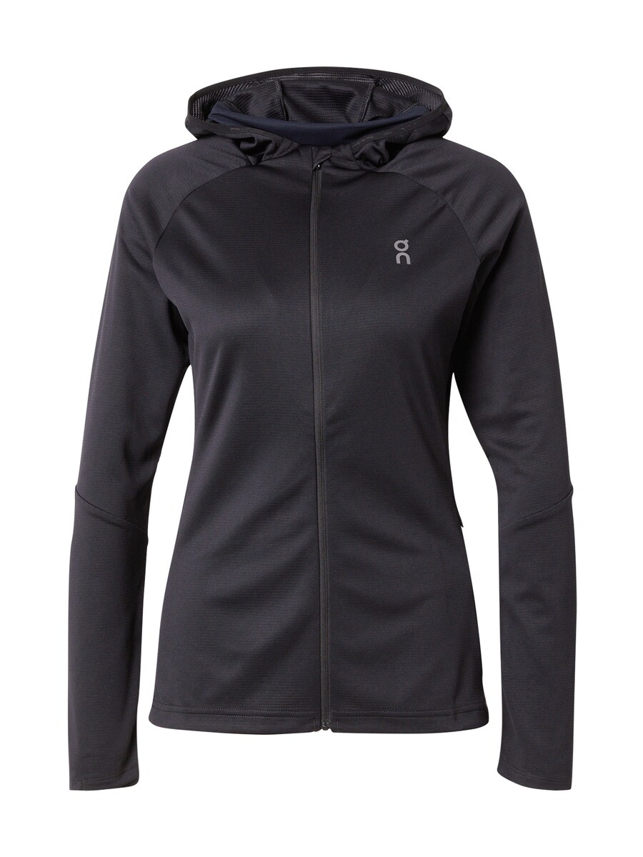 

Спортивная толстовка с капюшоном на молнии On Climate, черный