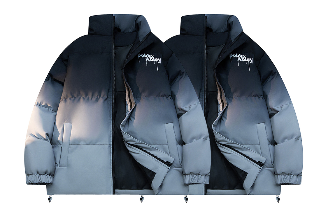 

BOBBY ABLEY Пуховик Unisex, 2 Pack (Gradient Black+Gradient Black)