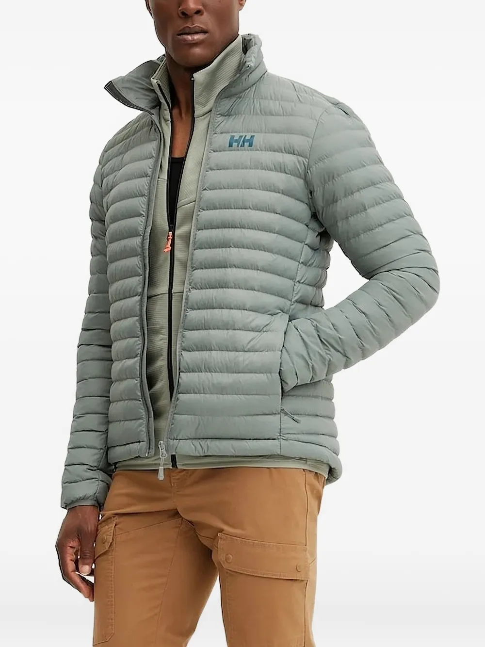 

Стеганая куртка с высоким воротом Helly Hansen, зеленый