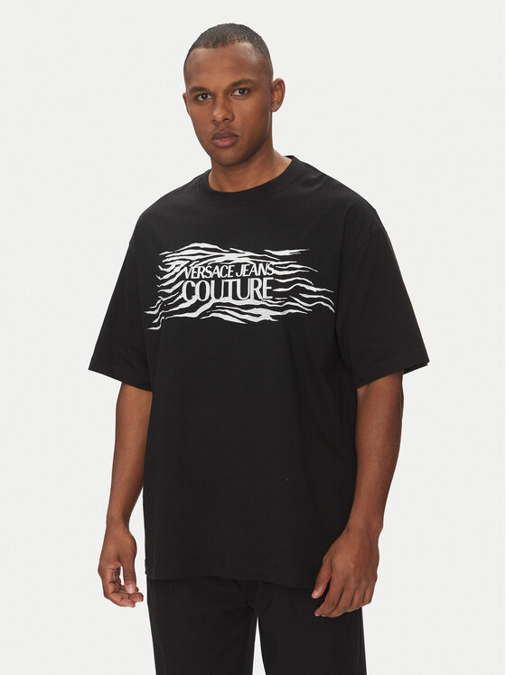 

Футболка обычного кроя 78GAH6L1 Versace Jeans Couture, черный