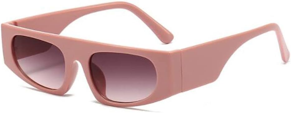 

Солнцезащитные очки в форме «кошачий глаз» прямоугольной формы для мужчин и женщин, в стиле хип-хоп/панк, простые солнцезащитные очки с широкими дужками star shop, Taro Purple Gradation Purple Flakes