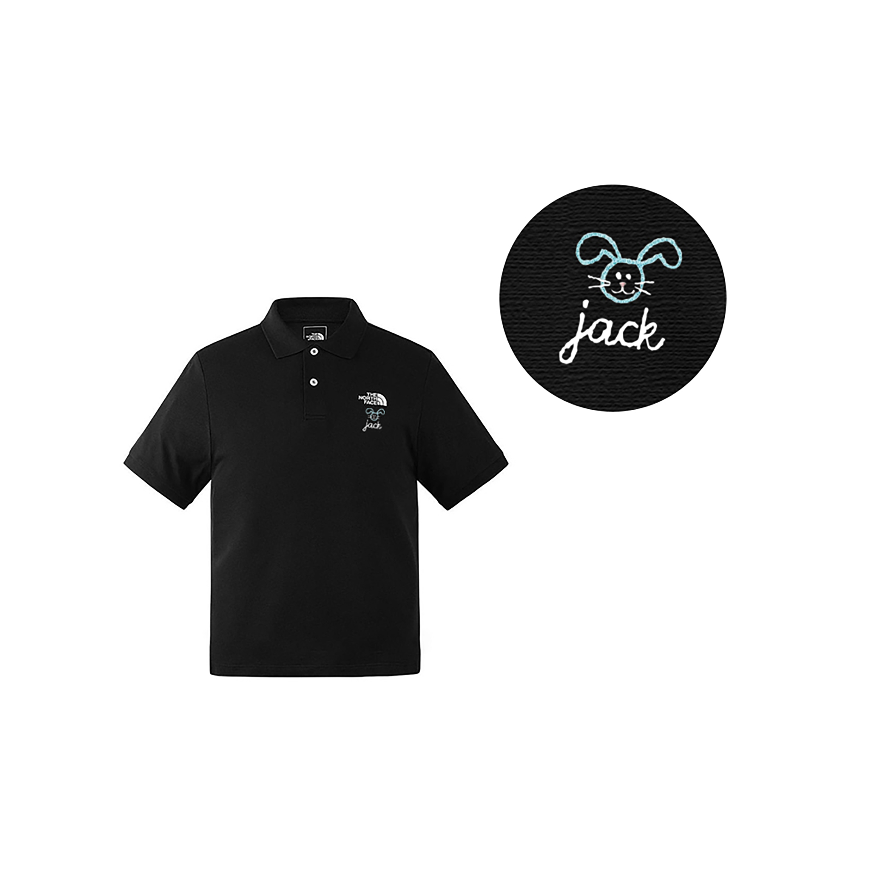 

THE NORTH FACE Мужская черная поло, Черный, THE NORTH FACE Мужская черная поло