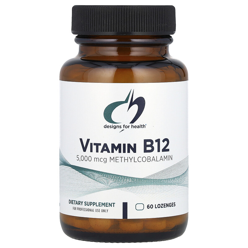 

Designs For Health, Vitamin B12, 5,000 mcg, 60 Lozenges