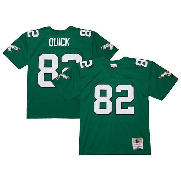 

Мужская футболка Mike Quick Kelly Green Philadelphia Eagles Legacy Replica Mitchell & Ness