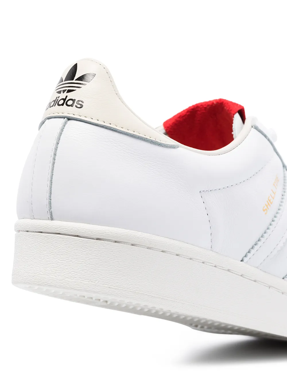 Кроссовки Shelltoe из коллаборации с 424 Adidas, белый — фото 2