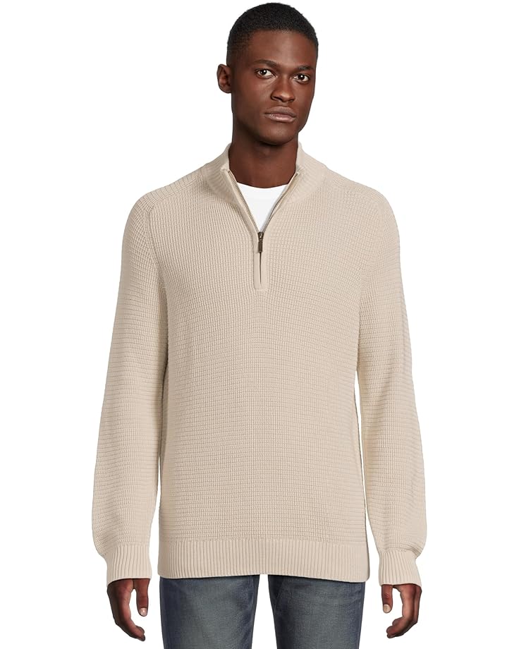 

Мужской свитер L.L.Bean Textured Washed Cotton 1/4 Zip, Oyster Shell