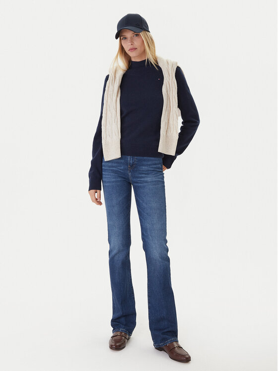 Свитер regular fit WW0WW47468 Tommy Hilfiger, синий — фото 2