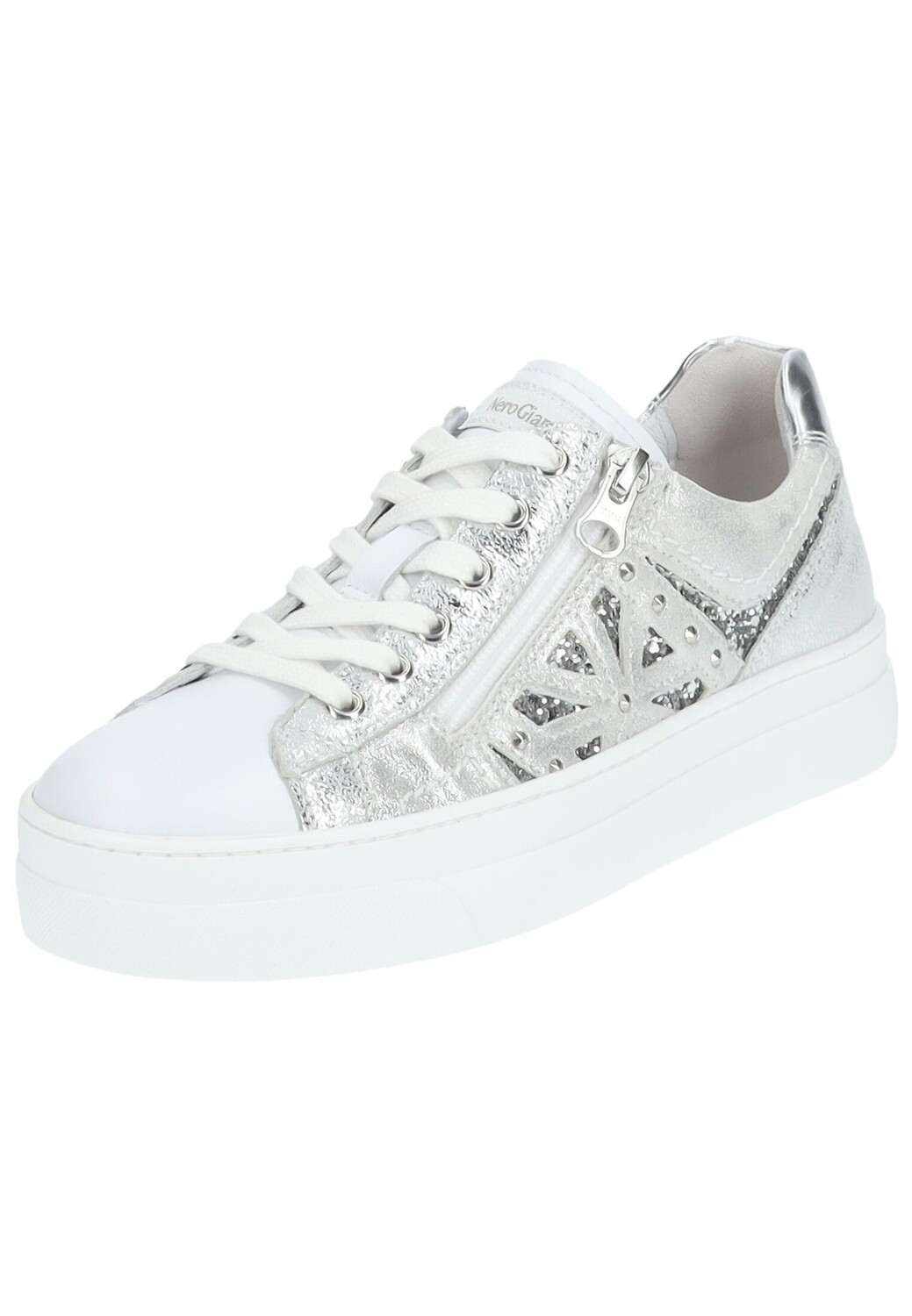 

Кроссовки Nero Giardini Sneaker, серебряный, Серый, Кроссовки Nero Giardini Sneaker, серебряный
